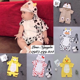 Bộ body thú cưng cho bé