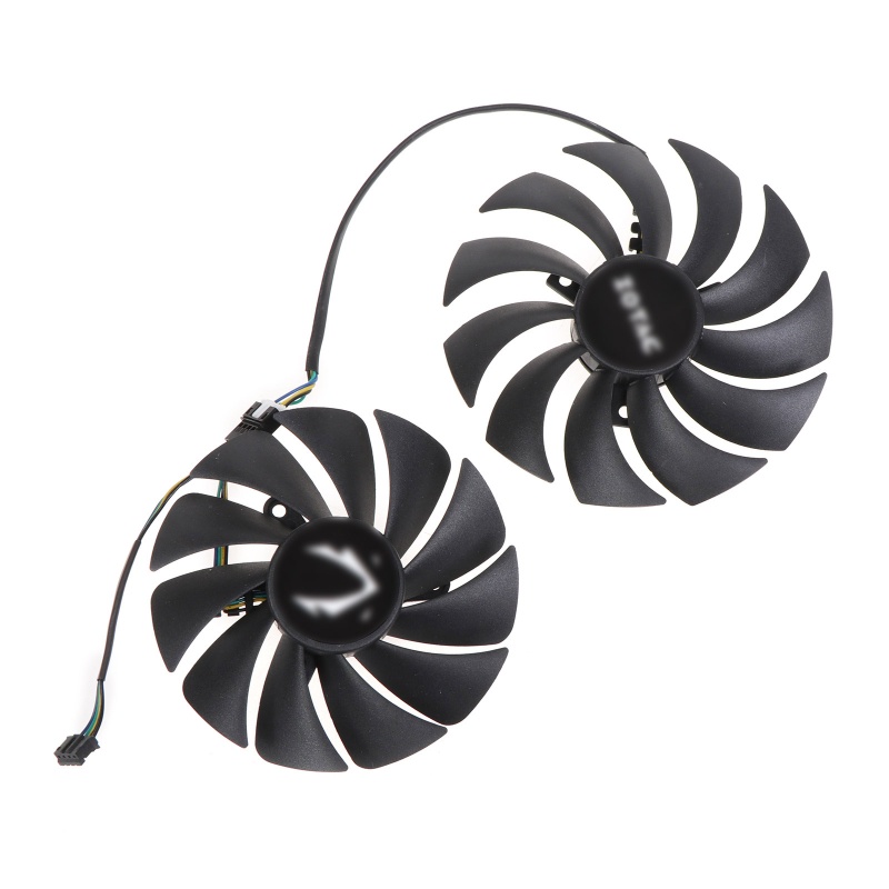 Set 2 Quạt Làm Mát ZT-A30700E-10P VGA Dành Cho Game Thủ ZOTAC RTX 3070 Twin Edge