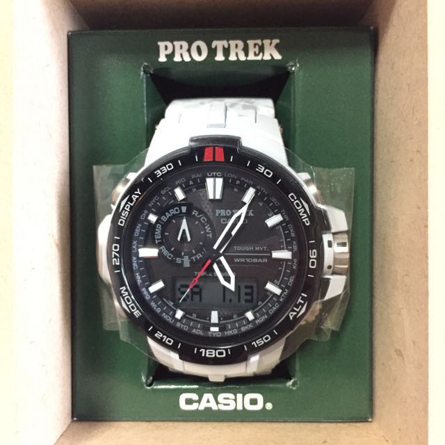 Đồng hồ nam Casio G-shock PRW-6000SC-7DR CẢM BIẾN BỘ BA Cao độ kế, Khí áp kế/Nhiệt kế,La bàn số chống nước 200m BH 12TH