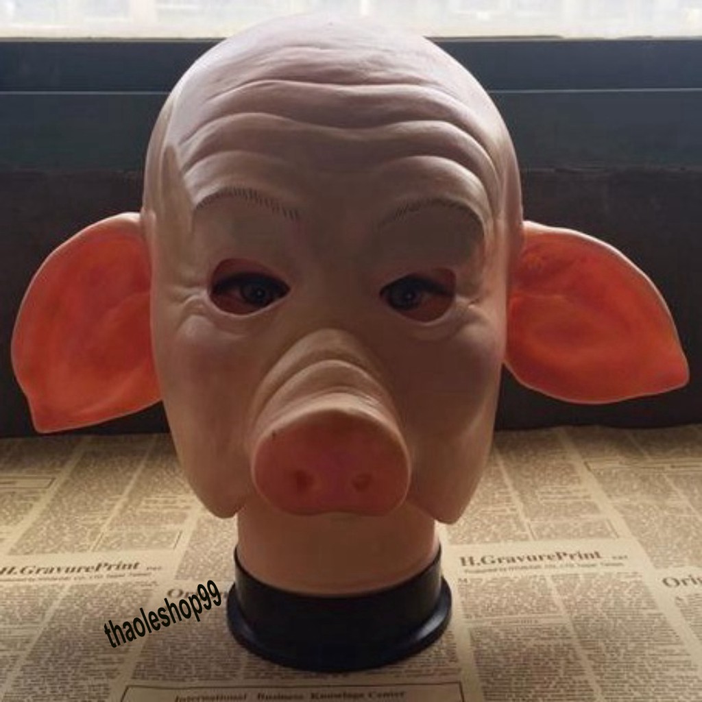 -Mặt Nạ Chư Bát Giới (cao cấp) dùng trong hóa trang halloween,sự kiện,lễ hội,trung thu