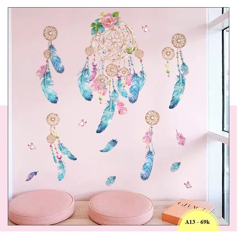 Decal dán tường Dream Catcher A13 - Decal dán tường Hàn Quốc