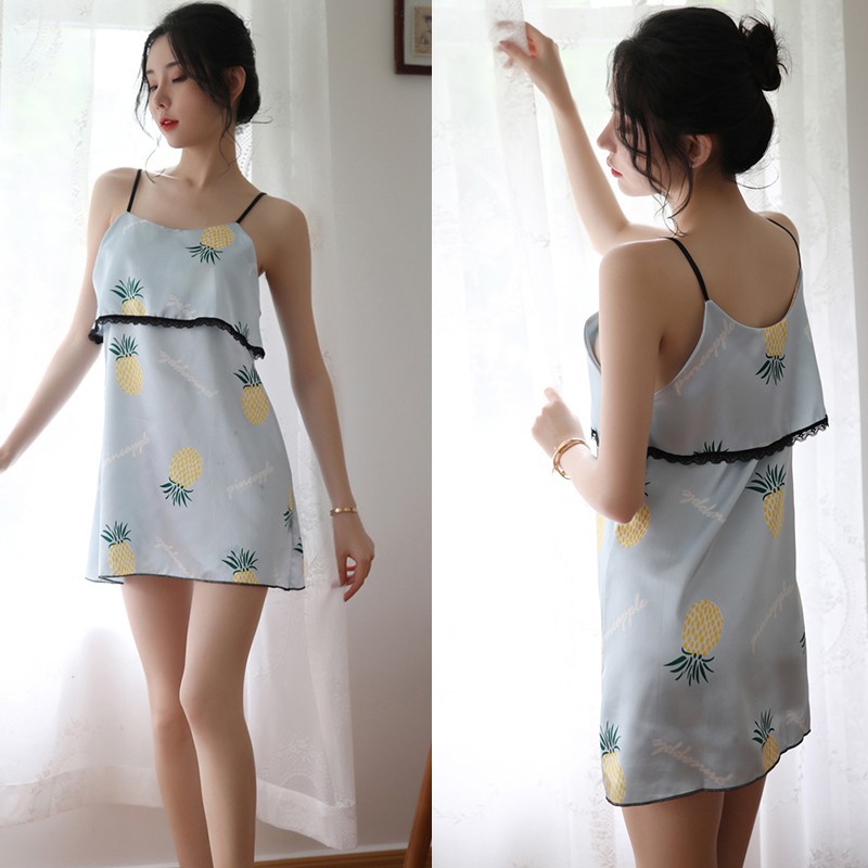 Đầm Ngủ Màu Trơn Gợi Cảm Dành Cho Nữ