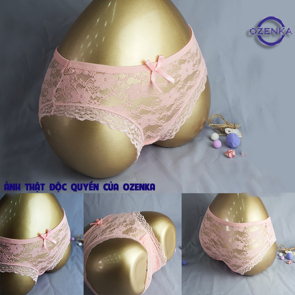 Quần lót ren, quần lót nữ xuyên thấu sexy siêu mát mặc hè RITA 069 | BigBuy360 - bigbuy360.vn