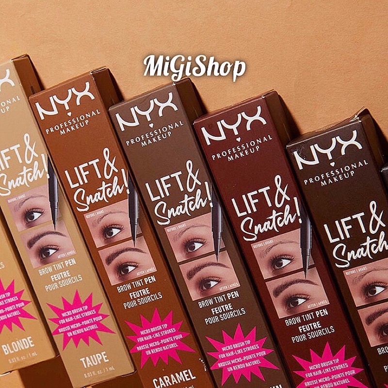 Kẻ Mày Dạng Nước Nyx Lift And Snatch Brow Tint Pen 1ml