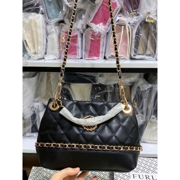 Túi Lyn hobo đeo chéo ô trám