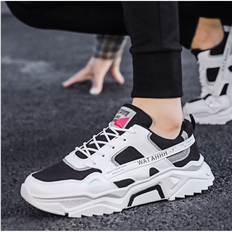 Giày Sneaker Nam WATH Fashion Đế Tăng Chiều Cao Cực Đẹp