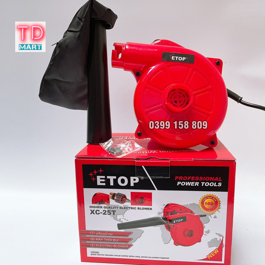 Máy thổi bụi - hút bụi  ETOP XC - 25T Công suất 700W, 6 Tốc Độ