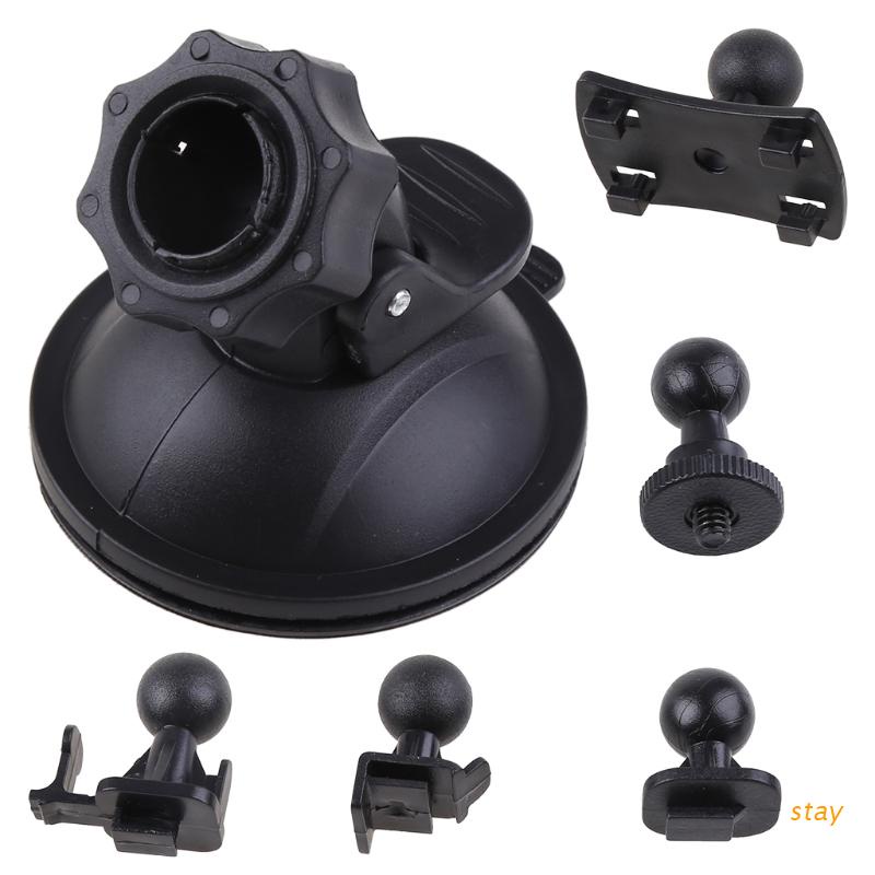 Giá Đỡ Camera Hành Trình Gắn Kính Chắn Gió Xe Hơi Kèm 5 Kiểu Tùy Chọn Xoay 360 Độ Tiện Dụng