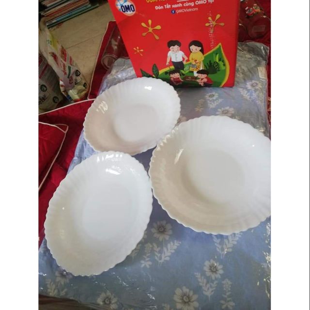 Set 3 Dĩa Luminarc sâu lòng 20cm
