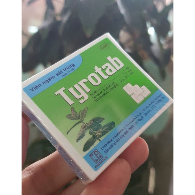 Viên ngậm sát trùng cổ họng TYROTAB - Đông Anh Pharmart