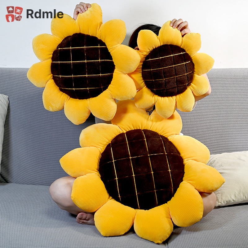 Gối Mềm Hình Hoa Hướng Dương Sáng Tạo Đa Năng Trang Trí Phòng Khách/Phòng Ngủ