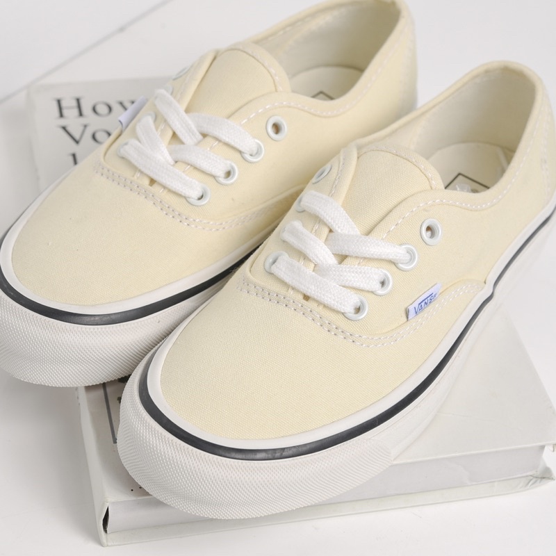 Vans old skool kem authentic, giày vans classic nam nữ cao cấp Full box