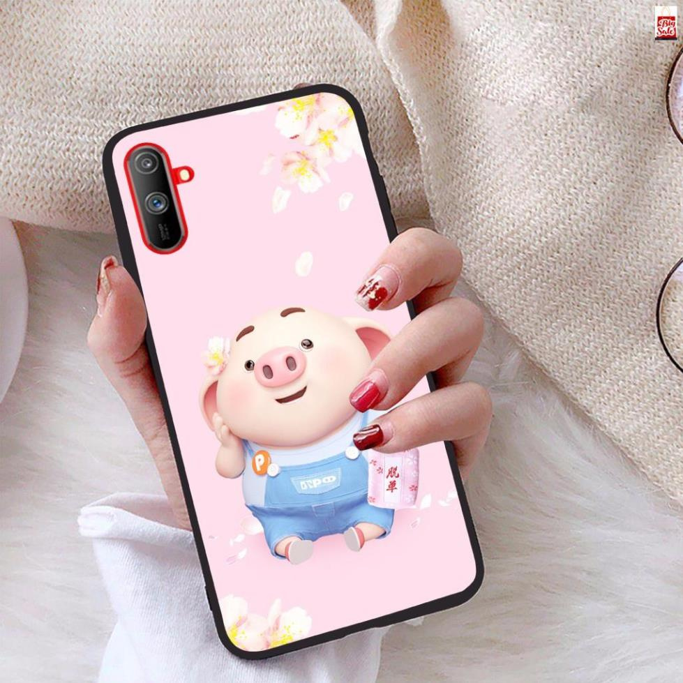 Ốp lưng Realme C3i viền dẻo TPU BST Lợn Tết hot