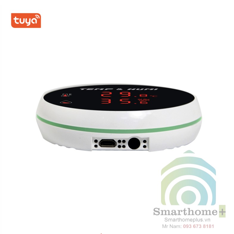 Cảm Biến Giám Sát Nhiệt Độ Độ Ẩm Phòng Máy Chủ Wifi Tuya SHP-LB3v2