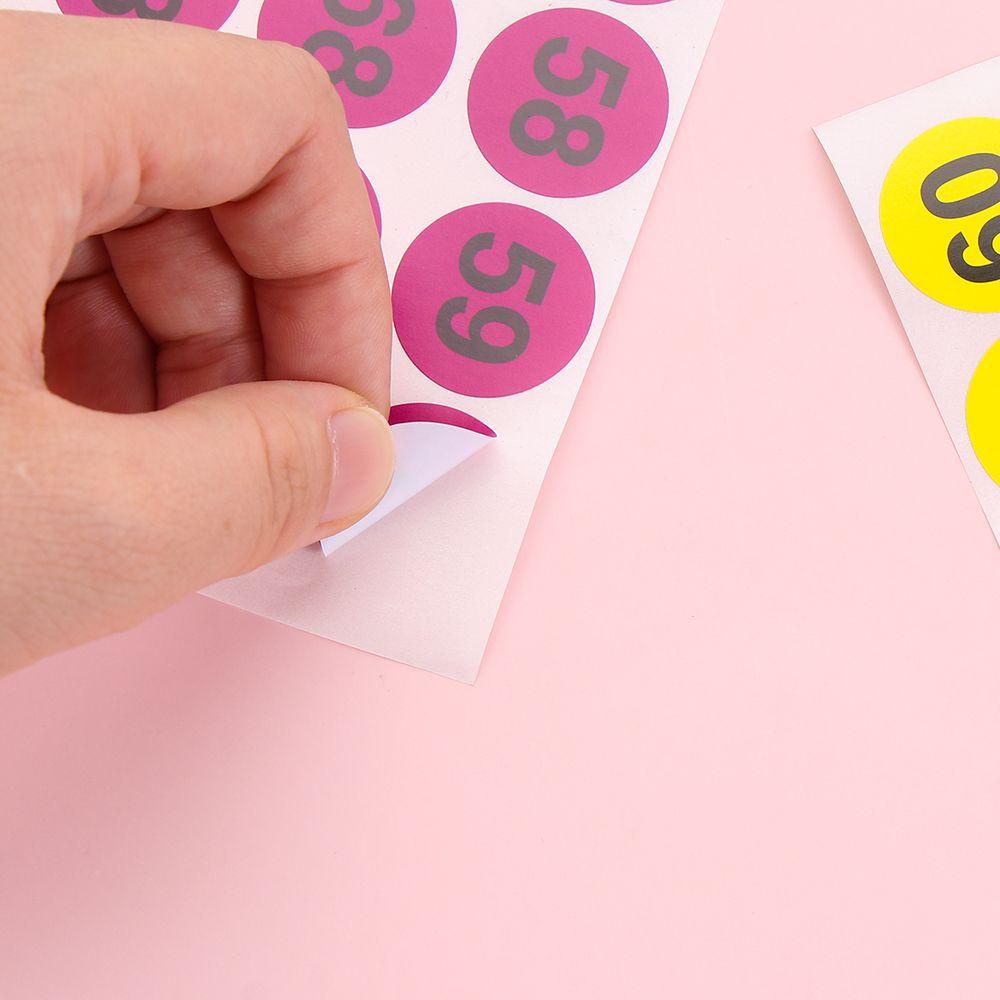 Set 10 Tờ Sticker Số Dán Trang Trí Thủ Công