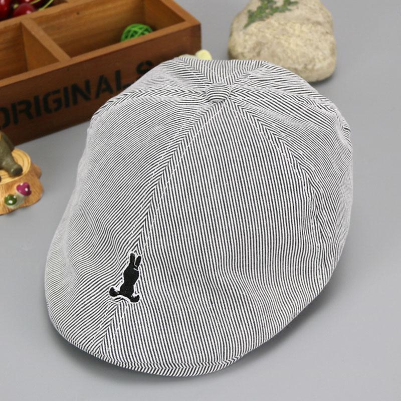 Nón beret in họa tiết caro đáng yêu cho bé
