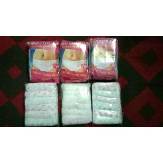 5 QUẦN LÓT  GIẤY MẶC MỘT  LẦN