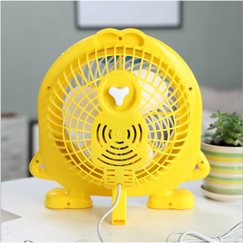 [ SIÊU HOT ]QUẠT MINION 20CM SẠC USB NGỘ NGHĨNH THÍCH HỢP CHO GIỚI VĂN PHÒNG