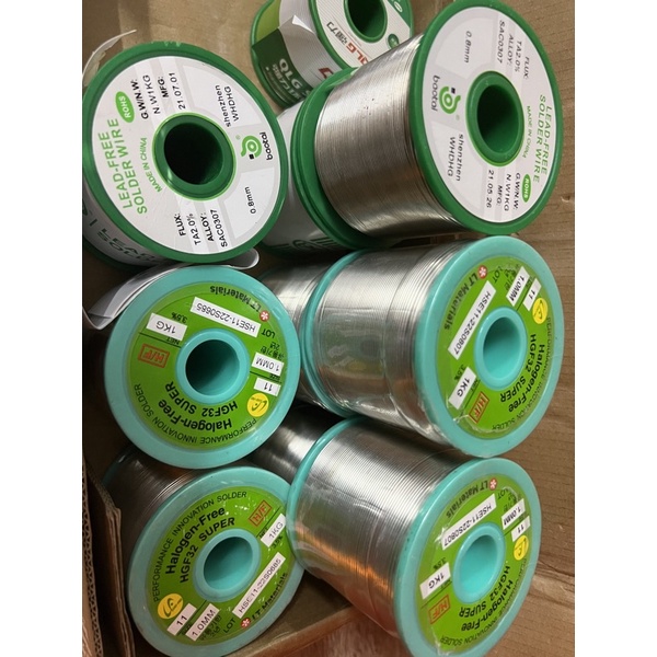 1kg thiếc hàn bạc hàng cao cấp,1 mm,1.6mm,2mm