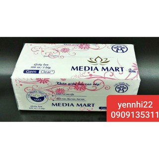 4 gói giấy rút siêu mịn.dai.ko bụi.MEDIA MARD