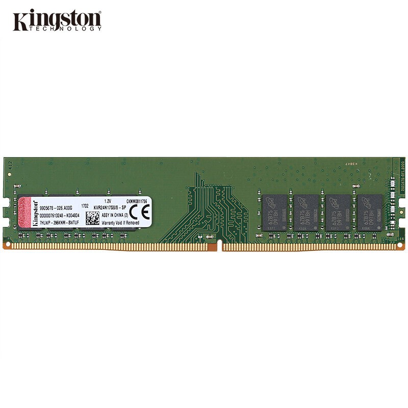 KINGSTON Bộ Nhớ Ram Ddr4 8gb 2400mhz 2133mhz 2666mhz Pc4-2400T Cl17 Udimm