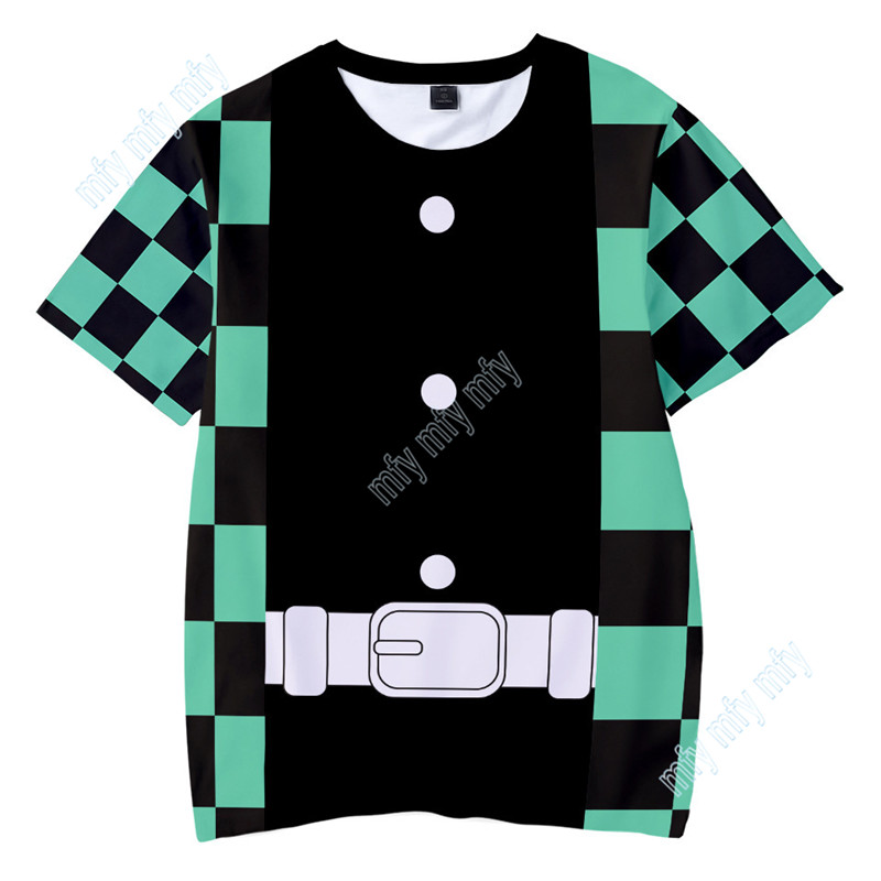 Áo Thun Hóa Trang Nhân Vật Kamado Tanjirou Nezuko Agatsuma Zenitsu Tomioka Giyuu