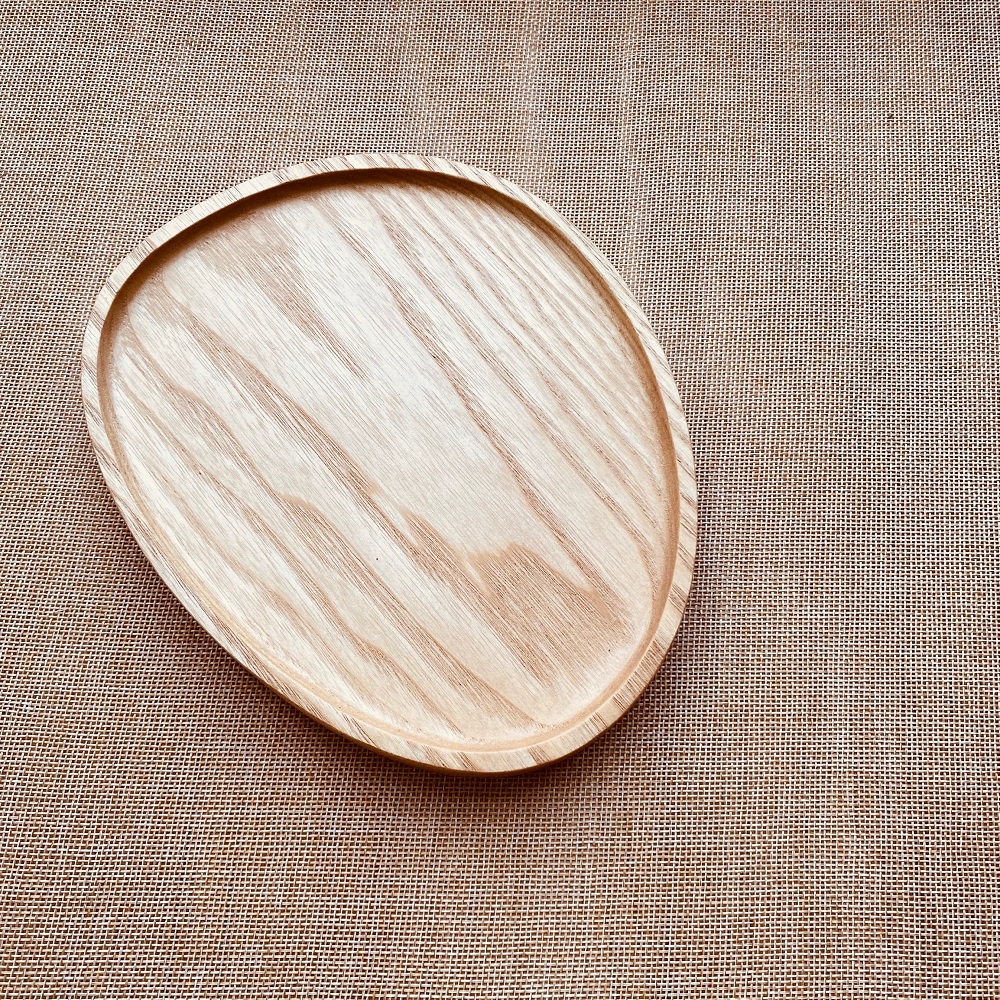 Khay gỗ decor, khay gỗ hình trám hình xoài cách điệu gỗ Tần bì, Óc chó dùng để chụp ảnh