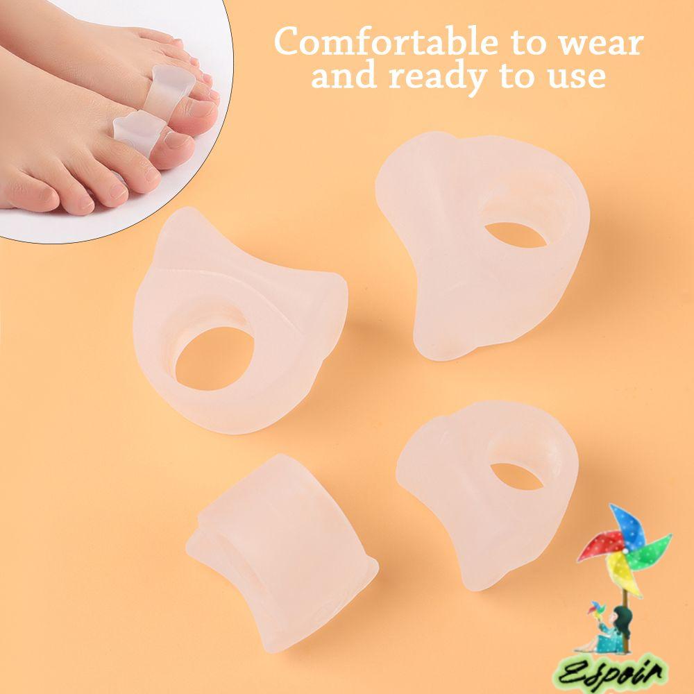 1 Cặp Dụng Cụ Tách Ngón Chân Bằng Silicone Giúp Giảm Đau Điều Chỉnh Được Ngón Chân Cái