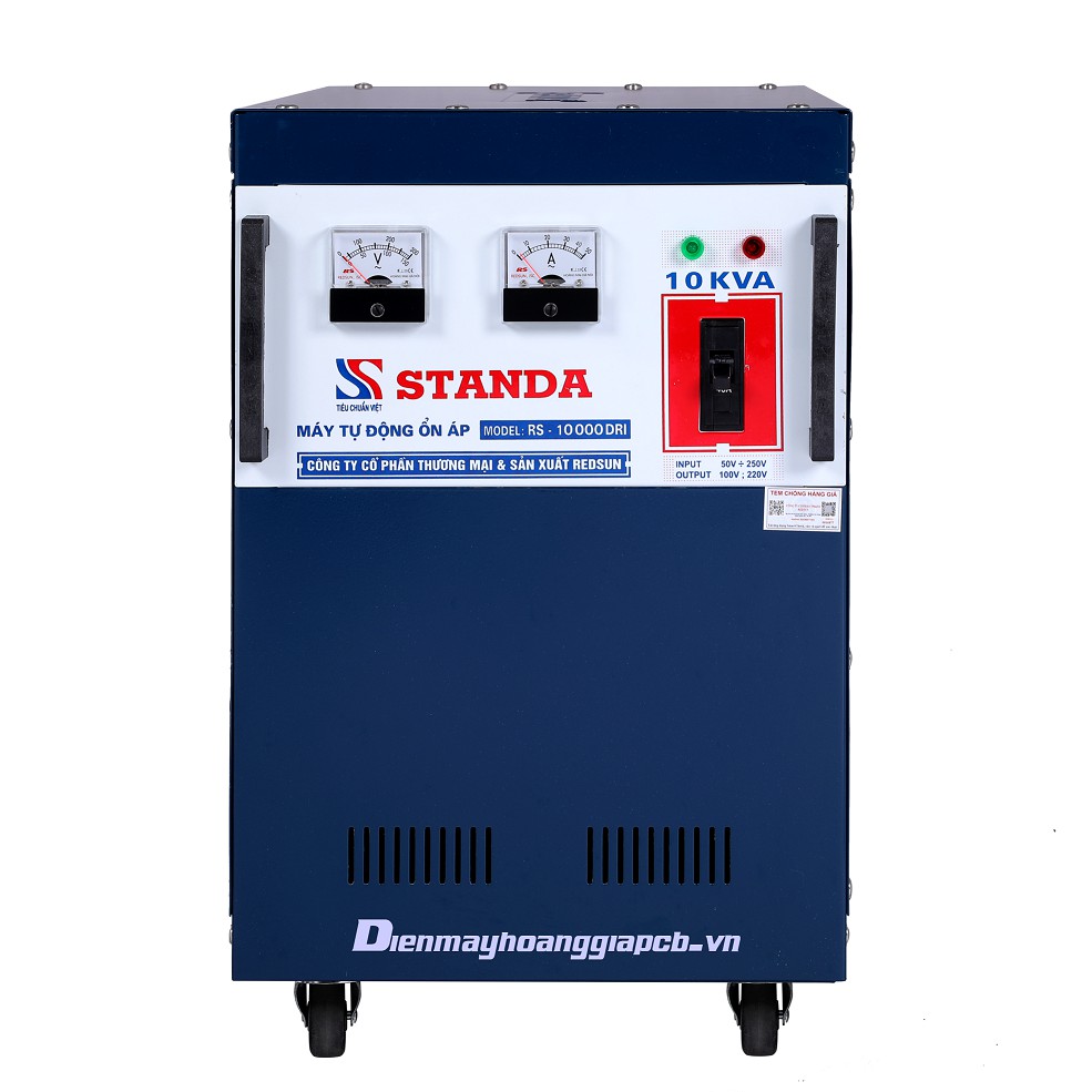 Ổn áp Standa 10kva dải 50V