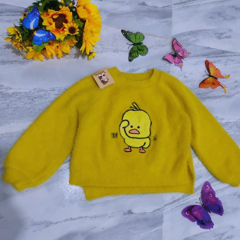 Áo len lông thỏ của bé chọn trên live