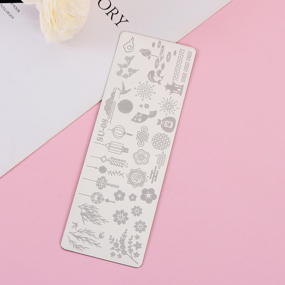 Khuôn In Móng Tay Hình Chiếc Lá