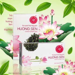 [FREE SHIP 70K] Trà xanh Thái Nguyên hương Sen - Trà Việt Anh
