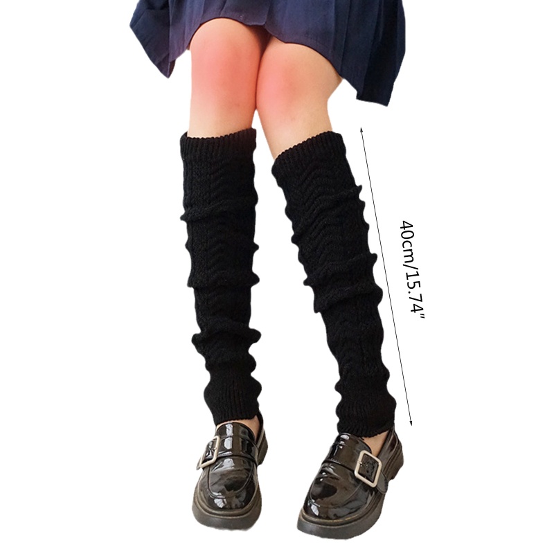 Tất Trắng Dài 10MK Giữ Ấm Chân Phong Cách Lolita Nhật Bản Cho Nữ
