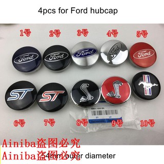 Bộ 4 Logo 54mm Trang Trí Trục Bánh Xe Ford