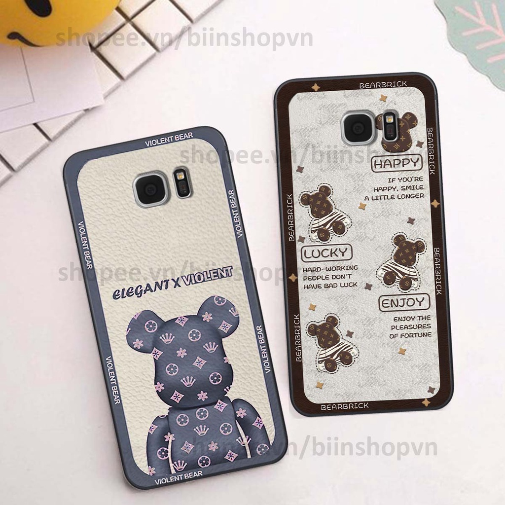 Ốp Samsung S6 / S6 EDGE / S7 / S7 EDGE hình gấu bear brick đẹp độc lạ, thời trang, cá tính