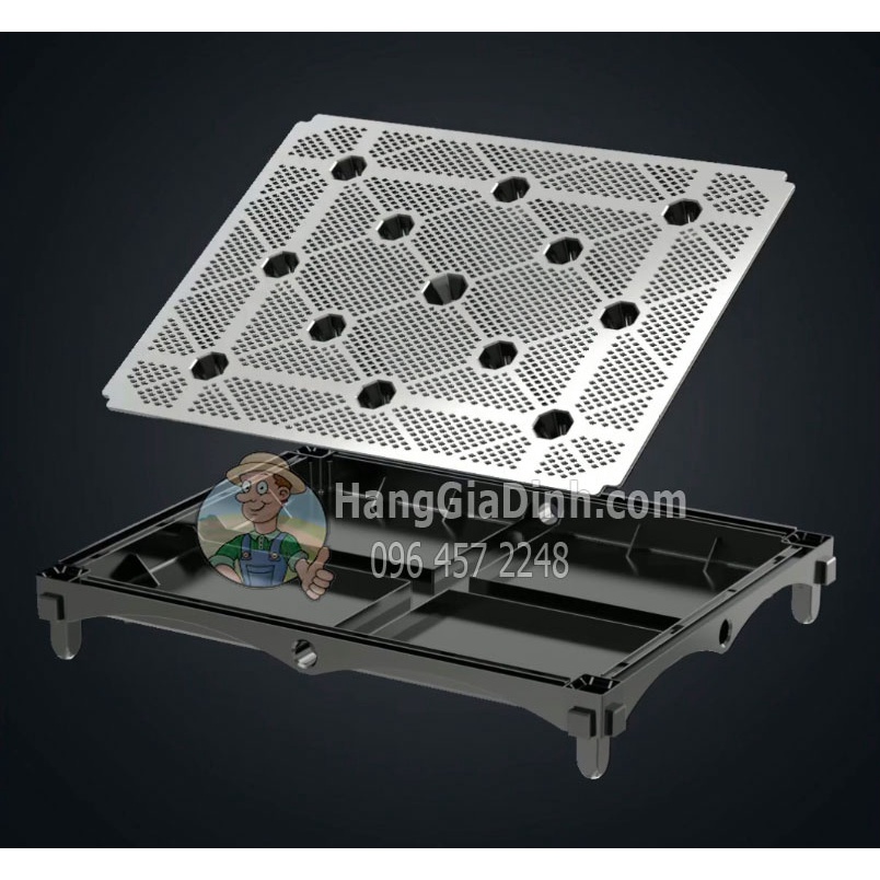 Chậu trồng cây ăn quả mít, xoài, ổi kích thước  80x80x50cm