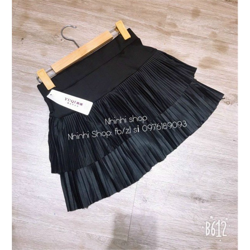 Chân váy dập ly nhỏ 2 tầng Cao cấp | BigBuy360 - bigbuy360.vn
