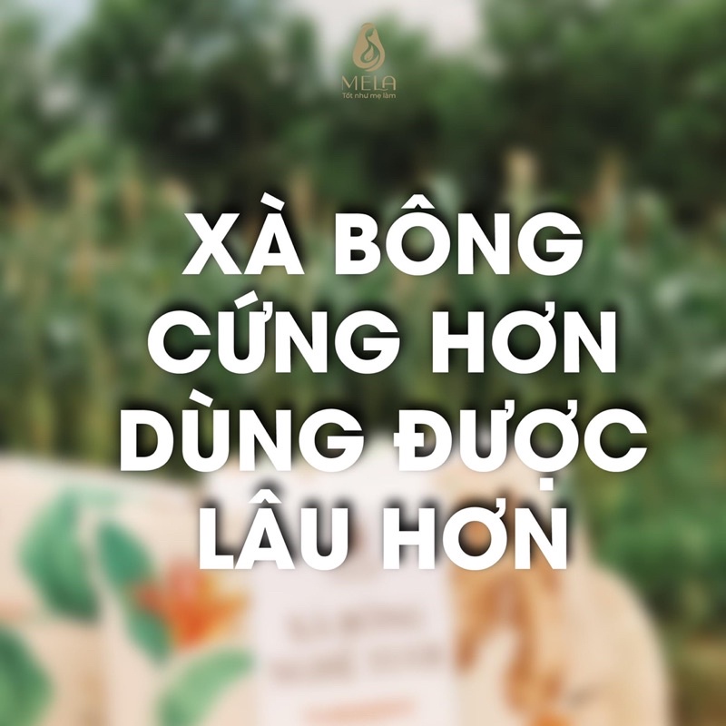 Xà Bông Nghệ Mela [Mua 2 Bánh Tặng 1 Túi Tạo Bọt] | BigBuy360 - bigbuy360.vn