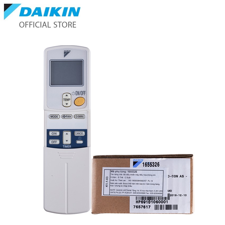 Remote ARC423A5 cho máy điều hòa Daikin FTE20/25MV1V, FTE25/35LV1V, FTE25/35FV1, FTE25/35KV1, FTNE20/25/35MV1V9