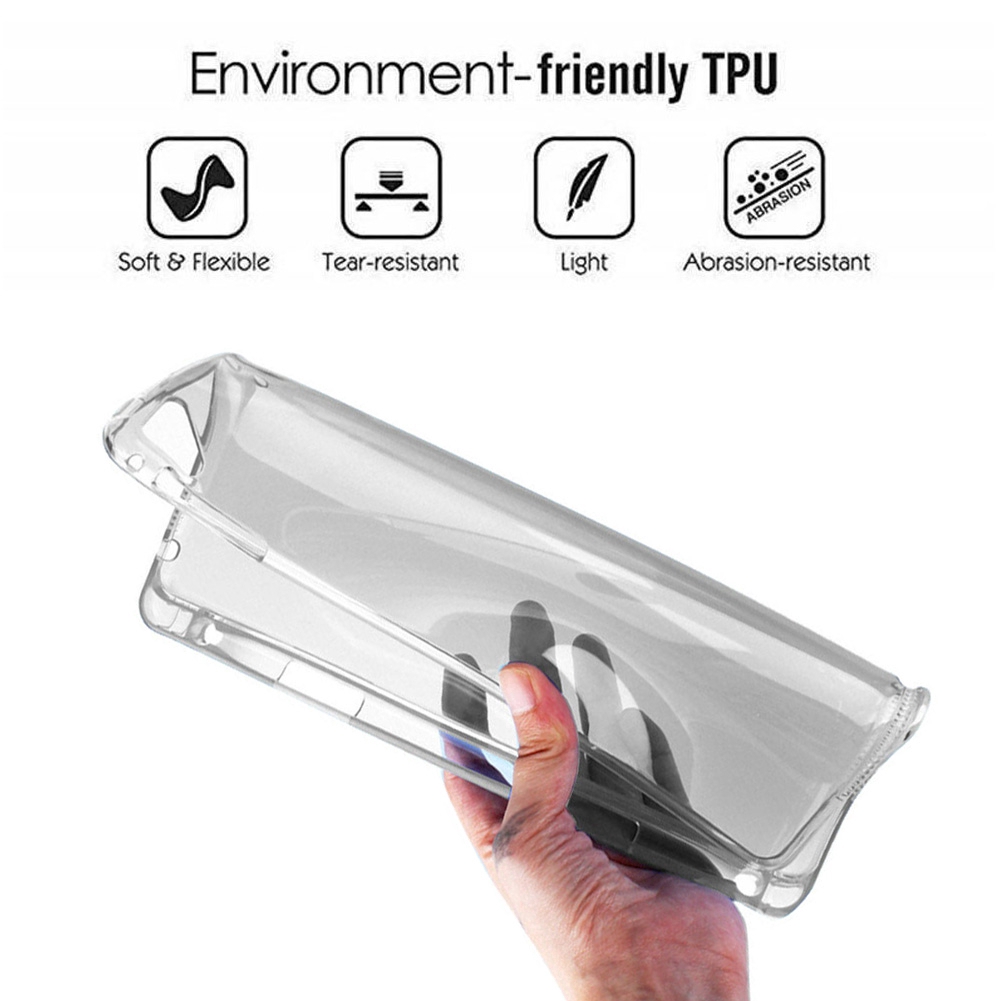 Ốp máy tính bảng TPU mềm trong suốt có ngăn đựng bút thích hợp cho Apple IPad Pro 11 Inch 2020