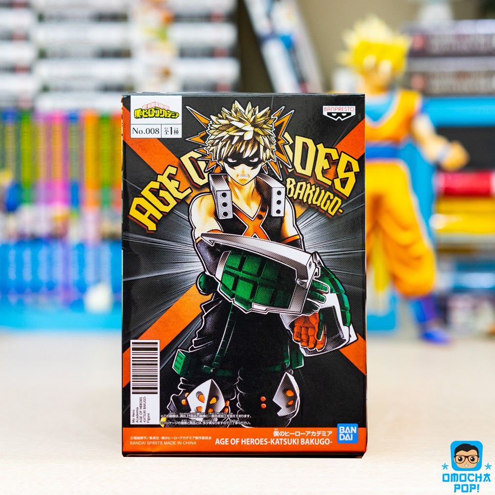 Mô Hình My Hero Academia Age of Heroes Bakugo – Chính Hãng Banpresto