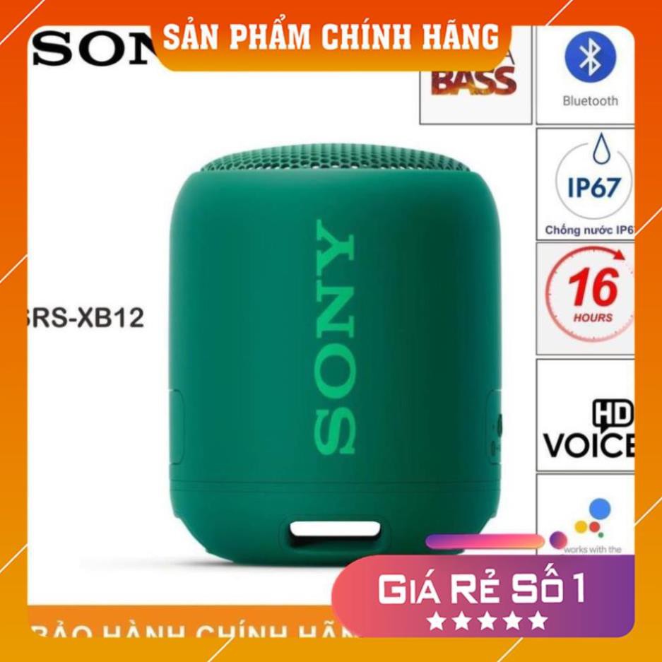 Loa Bluetooth Sony SRS-XB12 - Hãng Phân Phối Chính Thức - Bảo Hành 12 Tháng Toàn Quốc (shopnh59)