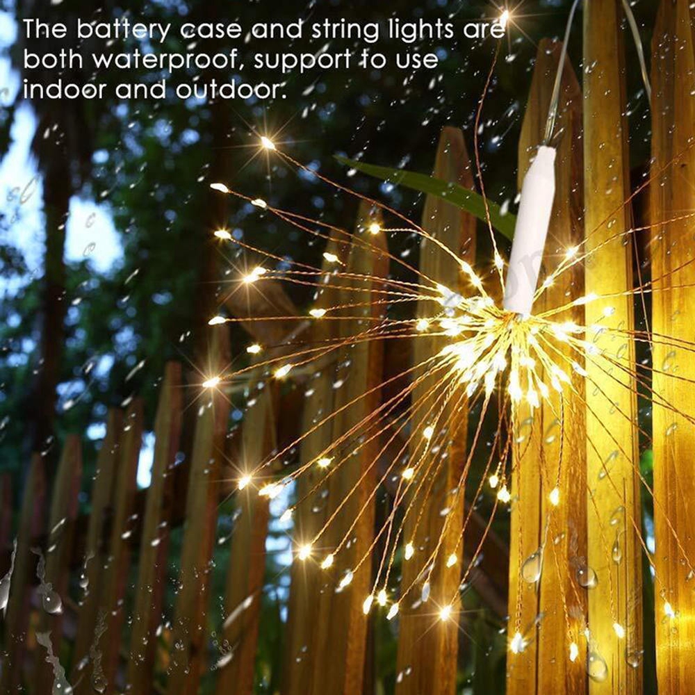 Dây đèn led 120 bóng kèm remote điều khiển đẹp mắt độc đáo