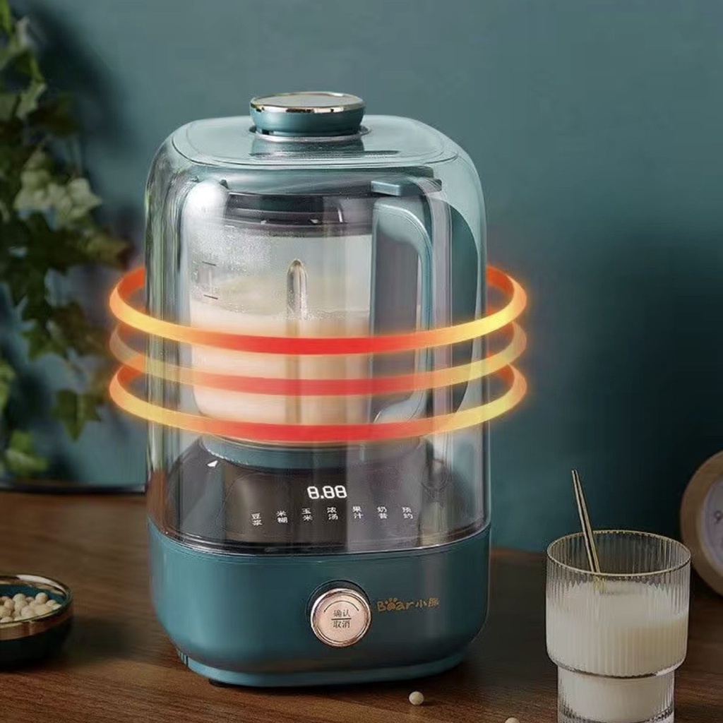 Máy làm sữa hạt chống ồn BEAR PBJ-B06K8 1L, xay nấu đa năng sinh tố , sữa ngô , làm sạch ...