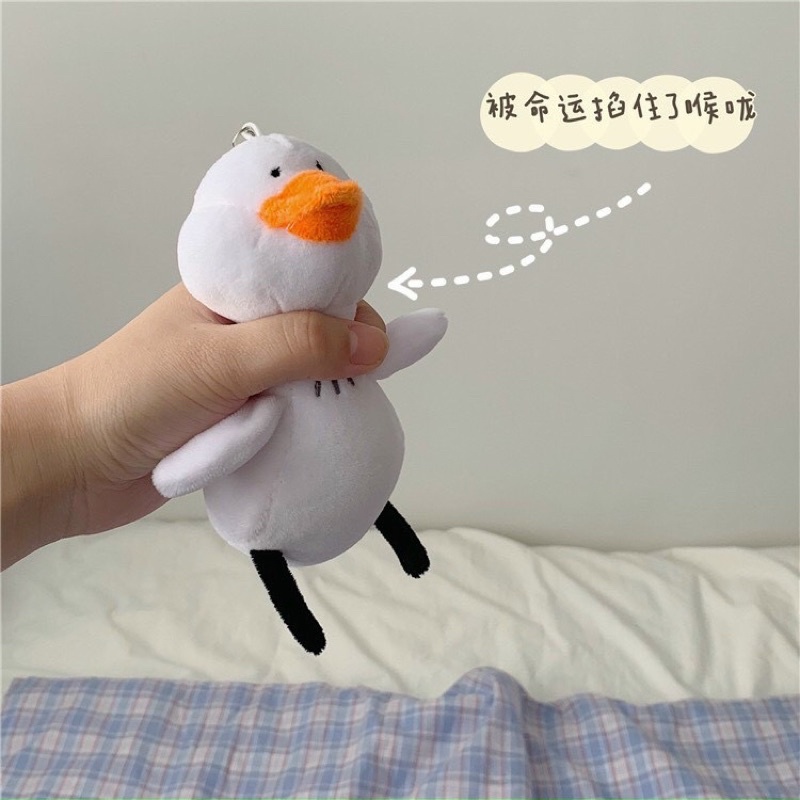 Móc Khoá vịt mỏ Cam