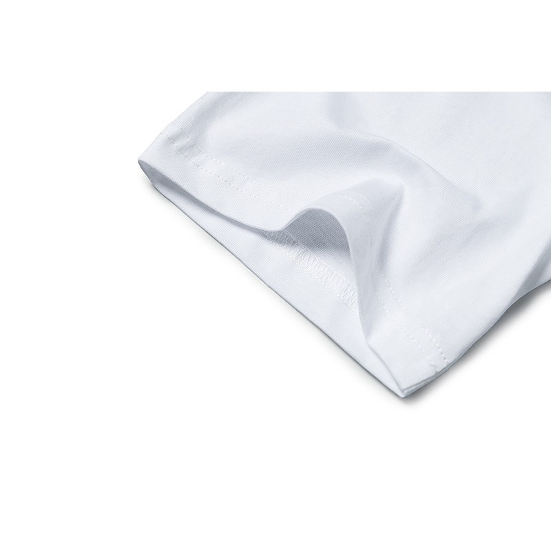 Áo Thun Cotton Tay Ngắn Dáng Rộng Thêu Hình Gấu Plus Size Unisex