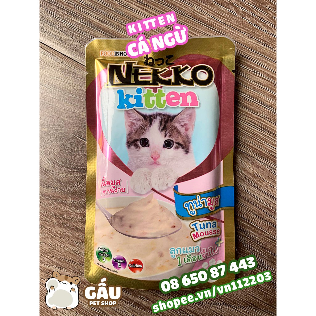 Gói Pate Nekko 70gr cho Mèo