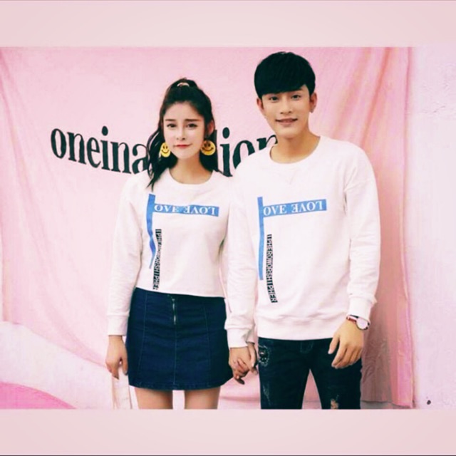 {Giảm giá 50%} Áo thun cotton tay dài Love love