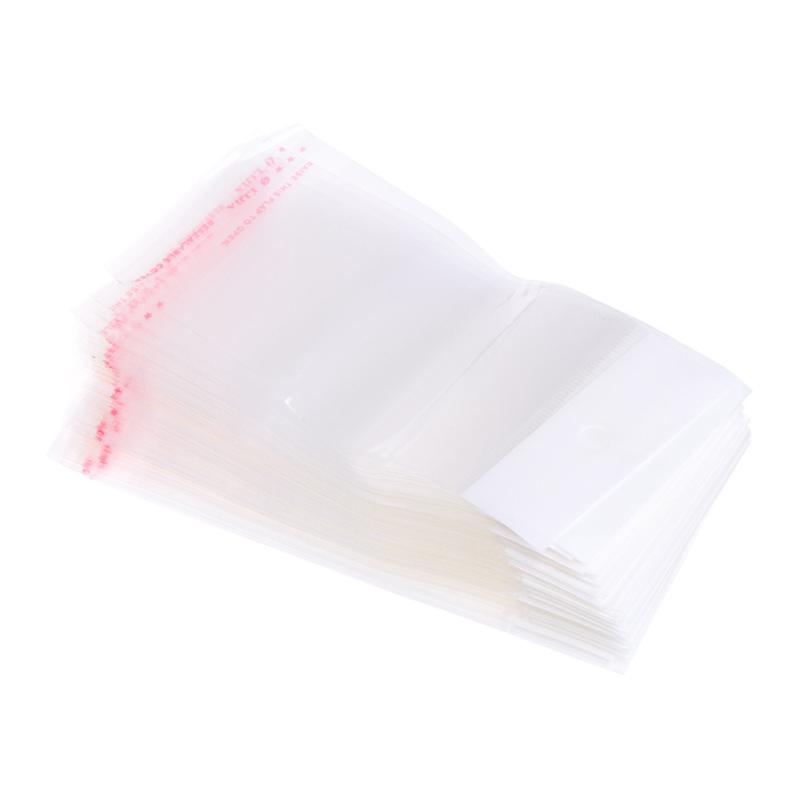 Set 100 Túi Nhựa Trong Suốt Đựng Trang Sức 7x13cm