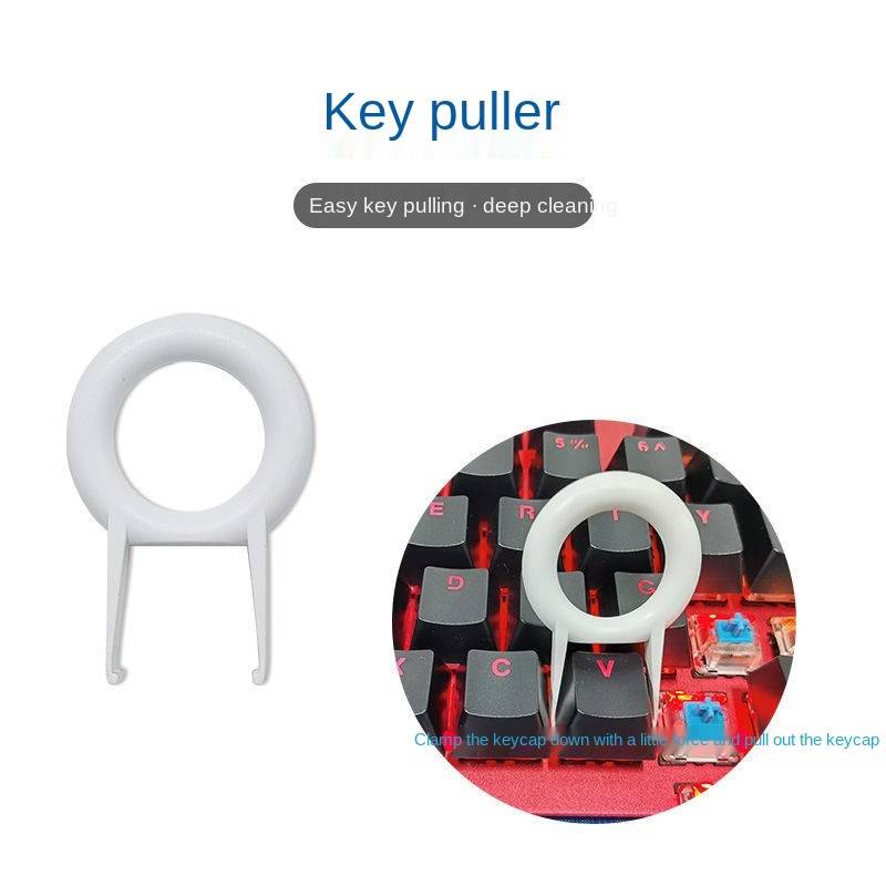 Keycaps switch puller Bộ cọ vệ sinh bàn phím/ cây gắp nắp phím và cây gắp switch thép không gỉ